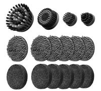 HOTO 16 PCS Replacement Brush Heads for Wand? Grout Brush, Suitable for HOTO Electric Grout Scrubber Only, Cordless Spin Scrubber Accessories for