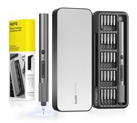HOTO 25-in-1 Mini Electric Screwdriver Set Upgraded with LED Light