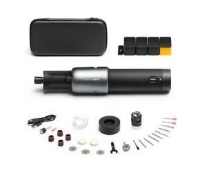 HOTO 4V Cordless Rotary Tool Kit, Powerful Engraving Pen, 25000RPM, 5 Variable Speed, 35 Accessories, LED Light, USB-C Rechargeable, for 3D Printer Sanding, Polishing, Drilling, Carving, DIY Crafts