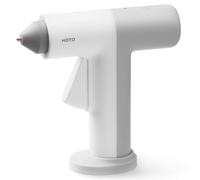 HOTO Cordless Glue Gun, Hot Glue Gun Cordless with 30s Fast Heating, USB-C Rechargeable 2000mAh Battery, Anti-Drip Nozzle, Smart Auto Power-Off, Sleek Minimalist Design for DIY & Home Projects