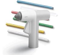 HOTO Cordless Hot Glue Gun, Minimalist Style, 30s Heating Fast, Smart Power-Off, Compact Size, Intelligent Temperature Control, USB-C Rechargeable,10 Glue Sticks for Crafts, DIY Arts, Home Repairs