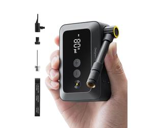 HOTO Electric Bike Pump, Mini Bicycle Tyre Inflator Portable 150PSI 10.3Bar