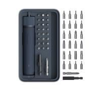 HOTO Electric Screwdriver Kit, Upgraded 25-Piece Bits, Magnetic Lid, Rechargeable Cordless Screwdriver with 3 Torque Settings, 1500mAh Battery, LED Light, Ideal for Assembling Furniture, Home Repair