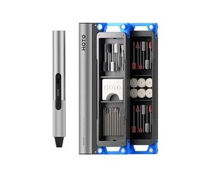 HOTO SNAPBLOQ™ R-A04 Mini Cordless Rotary Tool Kit, Powerful Engraving Pen, 22000 RPM Variable Speed, 38 Accessories, Ideal for 3D Printer Sanding, Polishing, Drilling, Carving, DIY Crafts