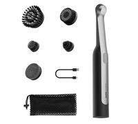 Hoto Wand Cordless Spin Scrubber, Electric Cleaning Brush With 5 Magnetic Heads, 2 Speeds, Ipx7 Waterproof, 210 Min Runtime, Black
