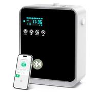 HOTOIQ Essential Oil Diffuser, 240ml Waterless Diffuser Phone Control Aromatherapy Diffusers Humidifier with Atomization Technology Bluetooth Smart APP, Waterless Oil Diffusers for Home, SPA, Office