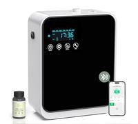 HOTOIQ Smart Scent Air Machine, Scent Diffuser for Home Covers 1000Ft²-1500Ft², 240ml Waterless Essential Oil Diffuser, Manual+App Control, for Bedroom, Living Room, Bathroom, Office (White-with oil)
