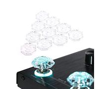 Hotone Karat Cap Transparent Cover for Foot Switch Switch Protector Upper Pedal Button - Pack of 10