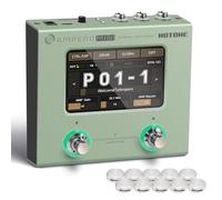 HOTONE Multi Effects Processor Pedal Guitar Bass Amp Modeling IR Cabinets Simulation Multi LanguageStereo OTG USB Audio Interface Ampero Mini MP-50 (Include 10 PCS Additional Footswitch Toppers)