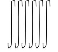 Hotop 15 Inch Wreath Hangers for Front Door Wreath Doors Hangers Steel Material Clothes Towel Hooks Holder Over the Door Hanger Hooks for Christmas Halloween Front Decorations