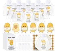 Hotop 30 Set Positive Pins Bulk Funny Lapel Pin Employee Appreciation Gift Inspirational Card and Organza Bag Team Gift, Alloy, Paper Card, no gemstone