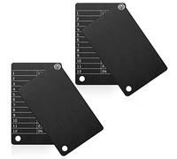 Hotop 4 Plates Aluminum Wallet Crypto Cryptocurrency Seed Storage Crypto Wallet for Bitcoin Hardware Cold Backup, Compatible with BIP39(Black)