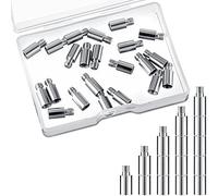 Hotop 40 Pcs Scrapbook Extension Posts Screws Album Scrapbook Extender Accessories Album Binding Tool Supplies Extension Replacements for Post-bound Refillable Photo Albums (12 Mm/ 0.47 Inch)