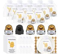 Hotop Inspirational Positive Potato Pins Bulk Lapel Pin End of Year Student Gifts Card Organza Bag Employee nurse, alloy, paper, no gemstone
