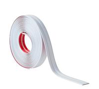 HotoPink 5M PVC Corner Trim Self-Adhesive L Shape White Edge Protector | Self-Adhesive PVC L-Shape Corner Trim, for Wall, Ceiling, Window, Furniture, Countertop Corner Protection, 2CM x 16.4Ft