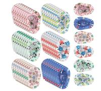 HotoPink 60 Pcs Adhesive Eye Patches, Breathable Non-Woven Cartoon Animal Eye Patch, Light Blocking Fun Eye-Bandages for Lazy Eye Training and Daily Vision Care Girls Boys
