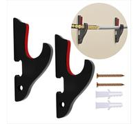 HotoPink Sword Wall Mount Display, 1-Tier Padded Hook Katana Adjustable Display Holder for All Samurai Sword Light Saber Cosplay Blade Demon Slayer Weapon Rack