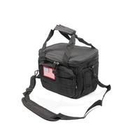 HOTOR Lunch Bag for Men & Women, Black, 1 Layer, Medium, 10.8" x 6.8" x 8.0"