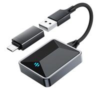 HOTPEAK Wireless Carplay Android Auto Adapter,2 in1 CarPlay Android Auto Wireless Adapter,Easy Plug and Play,High-Speed 5.8GHz,Low Latency,Compatible with Car from 2016+,IOS 10+,Android 11+
