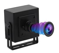 Hotpet 5MP USB Camera with 100 Degree No Distortion Lens HD 1080P 30FPS Wide Angle Webcam Mini UVC USB2.0 Camera for Windows, MAC OS, Android, Linux, Raspberry PI, Jetson Nano