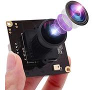 Hotpet USB 4K Webcam Mini Camera Module avec 170 Degrees, Camera Web Ultra HD 2160P avec capteur IMX317 Aluminium Webcamera UVC Support, Plug & Play for Windows, Android, Mac, Linux