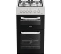 Hotpoint 50cm Freestanding Gas Twin Cooker