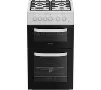 Hotpoint HTG5GCW Gas Cooker with Separate Grill A+