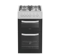 Hotpoint HTG5GCW Gas Cooker with Separate Grill A+