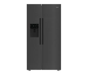 Hotpoint 571 Litre Side By Side American Fridge Freezer - Inox