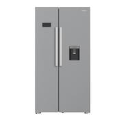 Hotpoint 588 Litre Side-By-Side American Fridge Freezer - Stainless Steel