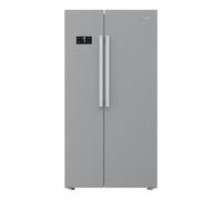 Hotpoint 593 Litre Side-By-Side American Fridge Freezer - Stainless Steel