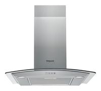 Hotpoint PHGC6.4 FLMX 60 cm Chimney Cooker Hood - Stainless Steel