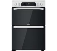 Hotpoint HDM67V9CMW 60Cm Double Oven Cooker White