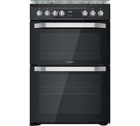 Hotpoint 60cm Dual Fuel Cooker - Double Oven