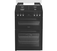 Hotpoint HDD6GDC2B1 Dual Fuel Cooker with Double Oven A