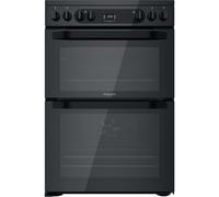 Hotpoint 60cm Electric Cooker - Black HDM67V92HCB