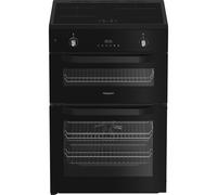Hotpoint HDE6IDC2B1 Induction Electric Cooker with Double Oven A