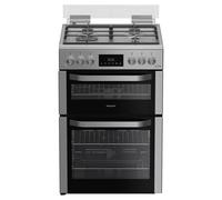 Hotpoint 60cm Freestanding Gas Cooker HDG6GDCWX Stainless Steel