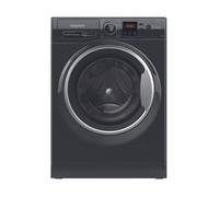 Hotpoint 7kg Washing Machine Black - Anti-Stain, Steam, A-Rated, 1400rpm