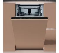 Hotpoint Fully Integrated Slimline Dishwasher - Black Control Panel with Fixed Door Fixing Kit Kit - D Rated