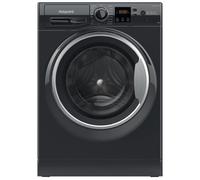 Hotpoint 9kg Washing Machine - Freestanding Black 1400rpm AntiStain Steam A-Rated