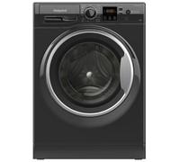 Hotpoint Anti-Stain 10kg Black Washing Machine - Freestanding 1400rpm A-Rated Steam