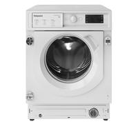 Hotpoint Anti-stain 8kg 1400rpm Integrated Washing Machine - White BIWMHG81485