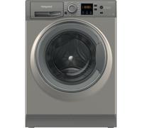 Hotpoint Anti-Stain NSWM 7469 GG UK 7kg Washing Machine with 1400 rpm - Graphite - A Rated, Silver