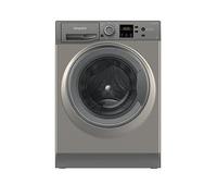 Hotpoint Anti-Stain NSWM 7469 GG UK 7kg Washing Machine with 1400 rpm - Graphite - A Rated, Silver