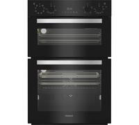 DIH 82G1A B 89cm Built-In Double Fan Oven - Black