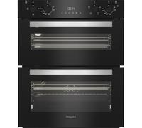 Hotpoint DUH 12G1 B Built Under Electric Double Oven - Black - A Rated, Black