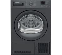 HOTPOINT C HD C92 GGGD UK 9 kg Condenser Tumble Dryer - Graphite, Silver/Grey