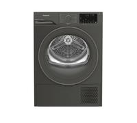 Hotpoint FabicCare C HSD 82M GG UK 8Kg Heat Pump Tumble Dryer - Graphite - A+ Rated, Silver