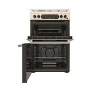 Hotpoint Cd67G0C2Cj/uk - Cream 4 Zone Gas Cooker - Catalytic Cleaning - A+ Energy